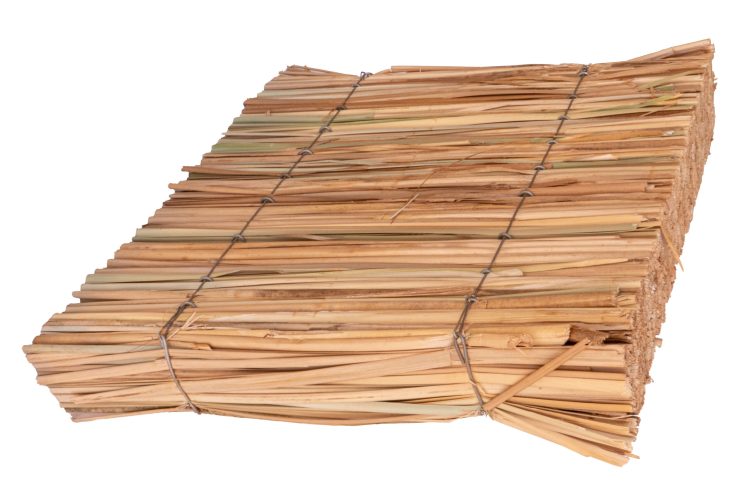 Panneau de typha ligaturé